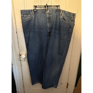 LEVIS 550 Jeans Mens 56x30 Relaxed Fit Blue Denim Big & Tall Comfort